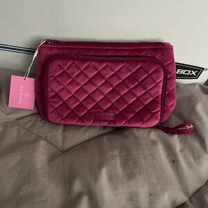 Vera Bradley Pink Quilted Cosmetic Bag